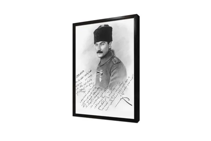 Atatürk Genç Subay Yılları | Kanvas Tablo | Cam Tablo | Mdf Tablo | A02089 - Görsel 4