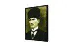 Kalpaklı Atatürk | Kanvas Tablo | Cam Tablo | Mdf Tablo | A02091 - Görsel 4