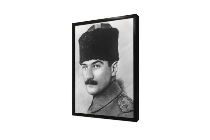 Atatürk Genç Subay Yılları | Kanvas Tablo | Cam Tablo | Mdf Tablo | A02094 - Görsel 4