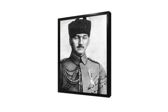 Atatürk Genç Subay Yılları | Kanvas Tablo | Cam Tablo | Mdf Tablo | A02095 - Görsel 4