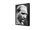 Siyah Beyaz Atatürk | Kanvas Tablo | Cam Tablo | Mdf Tablo | A02097 - Görsel 4