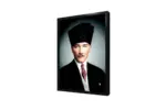 Kalpaklı Atatürk | Kanvas Tablo | Cam Tablo | Mdf Tablo | A02108 - Görsel 4