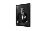 Siyah Beyaz Atatürk | Kanvas Tablo | Cam Tablo | Mdf Tablo | A02113 - Görsel 4