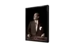 Siyah Beyaz Atatürk | Kanvas Tablo | Cam Tablo | Mdf Tablo | A02116 - Görsel 4
