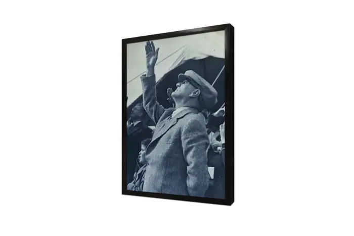 Atatürk Gökyüzüne Bakarken | Kanvas Tablo | Cam Tablo | Mdf Tablo | A02130 - Görsel 4