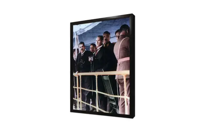 Renkli Atatürk | Kanvas Tablo | Cam Tablo | Mdf Tablo | A02187 - Görsel 4