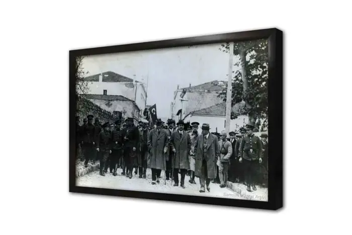 Atatürkün Samsuna Çıkışı | Kanvas Tablo | Cam Tablo | Mdf Tablo | A02232 - Görsel 4