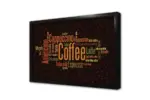 Kahve Çeşitleri İngilizce | Kanvas Tablo | Cam Tablo | Mdf Tablo | A06095 - Görsel 4