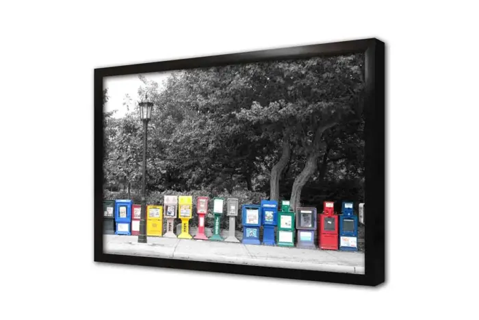 Telefon Kulübesi | Kanvas Tablo | Cam Tablo | Mdf Tablo | A07081 - Görsel 4