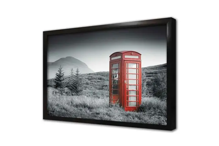 Telefon Kulübesi | Kanvas Tablo | Cam Tablo | Mdf Tablo | A07195 - Görsel 4