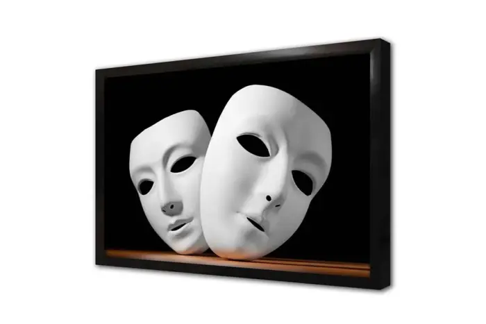 Maske | Kanvas Tablo | Cam Tablo | Mdf Tablo | A07228 - Görsel 4