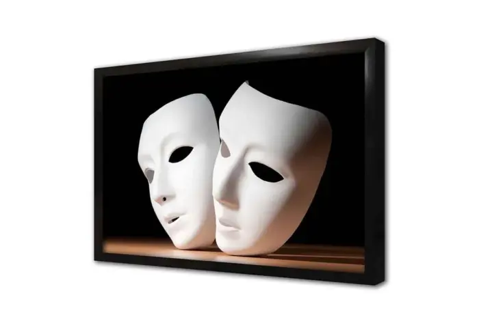 Maske | Kanvas Tablo | Cam Tablo | Mdf Tablo | A07229 - Görsel 4
