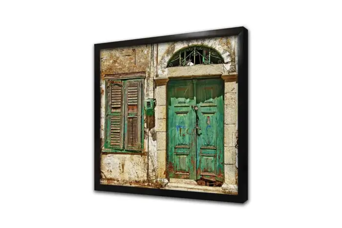 Akdeniz Taş Evleri | Kanvas Tablo | Cam Tablo | Mdf Tablo | A07252 - Görsel 4