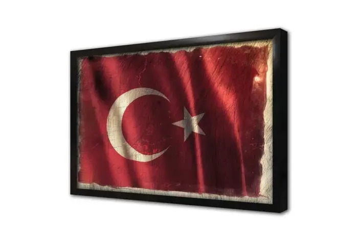 Türk Bayrağı | Kanvas Tablo | Cam Tablo | Mdf Tablo | A07256 - Görsel 4