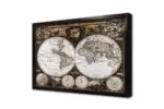 Eski Dünya Haritası | Kanvas Tablo | Cam Tablo | Mdf Tablo | A12051 - Görsel 4