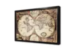 Eski Dünya Haritası | Kanvas Tablo | Cam Tablo | Mdf Tablo | A12061 - Görsel 4