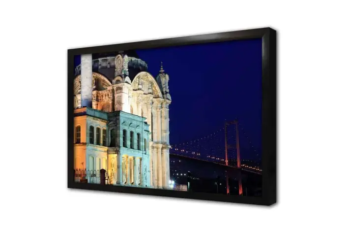 Ortaköy Camii Gece | Kanvas Tablo | Cam Tablo | Mdf Tablo | A16048 - Görsel 4