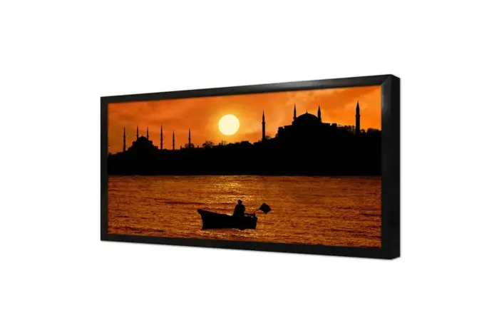 Gün Batımı Eşliğinde Camii | Kanvas Tablo | Cam Tablo | Mdf Tablo | A16152 - Görsel 4