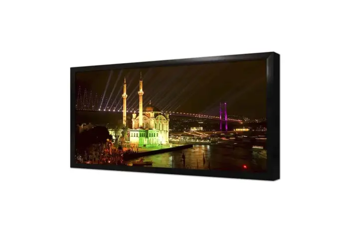 Gece Ortaköy Ve Boğaziçi | Kanvas Tablo | Cam Tablo | Mdf Tablo | A16160 - Görsel 4
