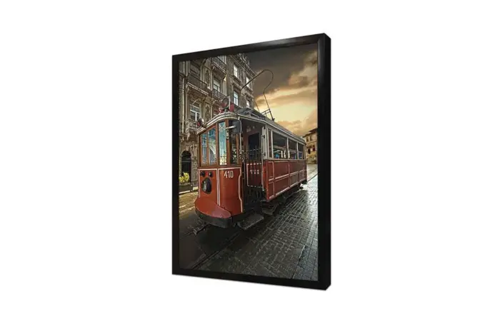 İstanbul Taksim Tren | Kanvas Tablo | Cam Tablo | Mdf Tablo | A16192 - Görsel 4