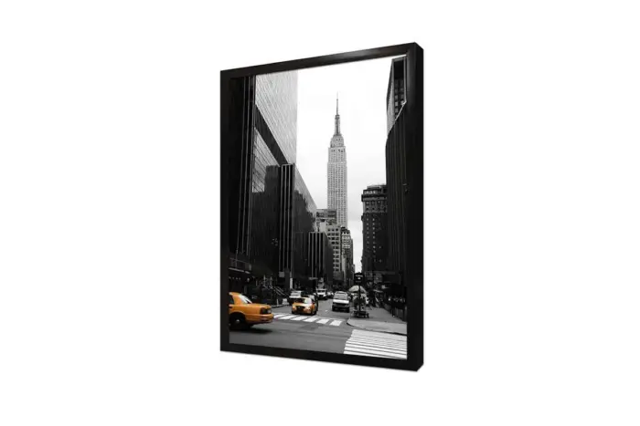 New York Sarı Taksi | Kanvas Tablo | Cam Tablo | Mdf Tablo | A27003 - Görsel 4