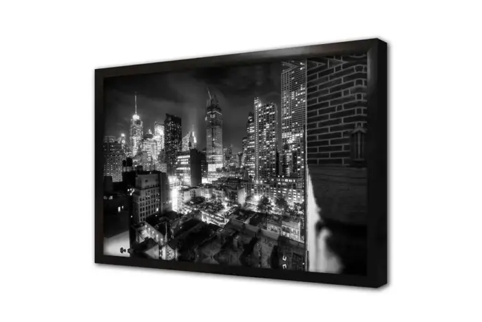 New York Gece | Kanvas Tablo | Cam Tablo | Mdf Tablo | A27075 - Görsel 4