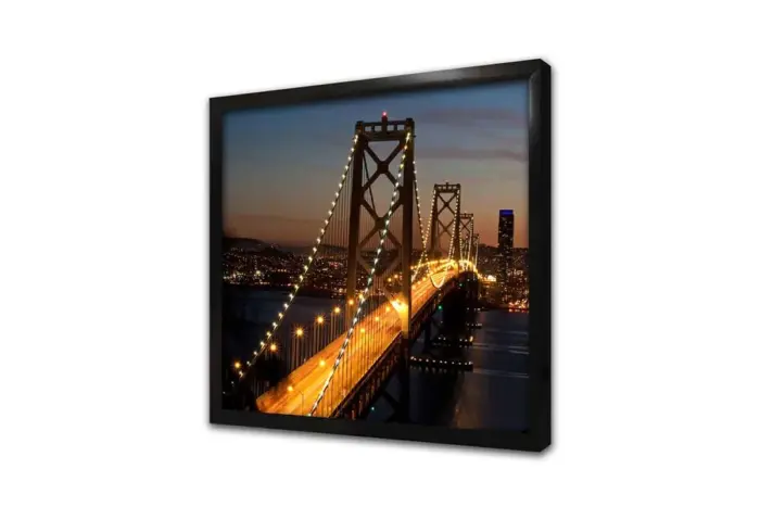 San Fransisco Oakland Köprüsü | Kanvas Tablo | Cam Tablo | Mdf Tablo | A27109 - Görsel 4