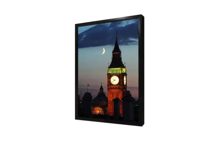 Londra Saat Kulesi Gece | Kanvas Tablo | Cam Tablo | Mdf Tablo | A27139 - Görsel 4