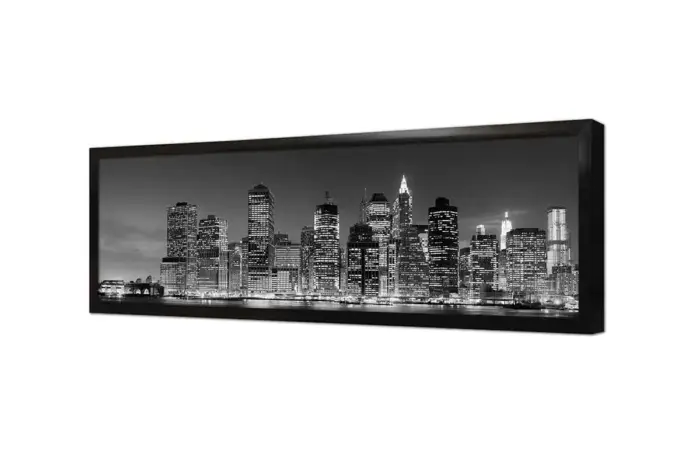 New York Gece | Kanvas Tablo | Cam Tablo | Mdf Tablo | A27195 - Görsel 3