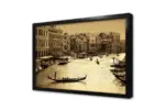 İtalya Venedik Siyah Beyaz | Kanvas Tablo | Cam Tablo | Mdf Tablo | A27420 - Görsel 4