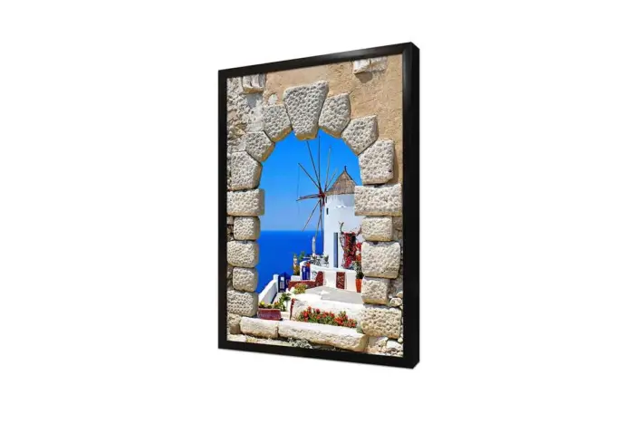 Santorini Adası | Kanvas Tablo | Cam Tablo | Mdf Tablo | A27579 - Görsel 4