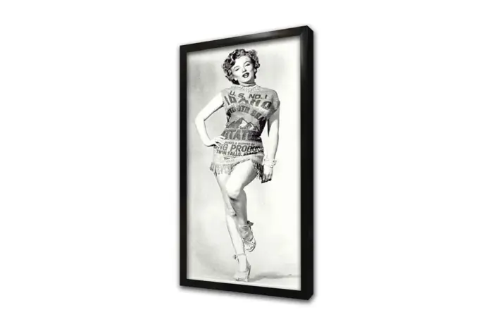 Siyah Beyaz Marilyn Monroe | Kanvas Tablo | Cam Tablo | Mdf Tablo | A31007 - Görsel 3