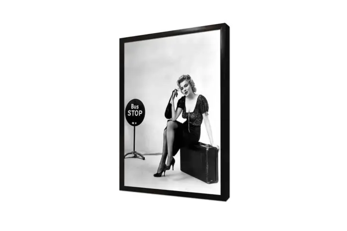 Siyah Beyaz Marilyn Monroe | Kanvas Tablo | Cam Tablo | Mdf Tablo | A31038 - Görsel 4