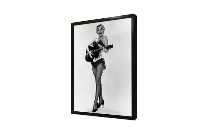 Siyah Beyaz Marilyn Monroe | Kanvas Tablo | Cam Tablo | Mdf Tablo | A31048 - Görsel 4