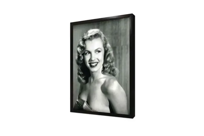Siyah Beyaz Marilyn Monroe | Kanvas Tablo | Cam Tablo | Mdf Tablo | A31050 - Görsel 4