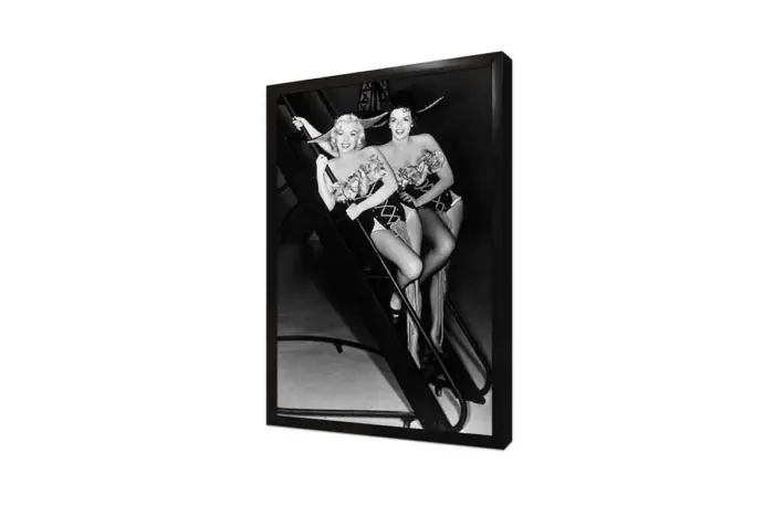 Siyah Beyaz Marilyn Monroe | Kanvas Tablo | Cam Tablo | Mdf Tablo | A31059 - Görsel 4
