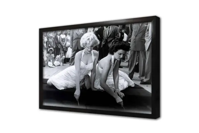 Siyah Beyaz Marilyn Monroe | Kanvas Tablo | Cam Tablo | Mdf Tablo | A31065 - Görsel 4