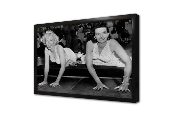 Siyah Beyaz Marilyn Monroe | Kanvas Tablo | Cam Tablo | Mdf Tablo | A31066 - Görsel 4