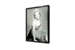 Siyah Beyaz Marilyn Monroe | Kanvas Tablo | Cam Tablo | Mdf Tablo | A31082 - Görsel 4