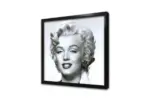 Siyah Beyaz Marilyn Monroe | Kanvas Tablo | Cam Tablo | Mdf Tablo | A31103 - Görsel 4