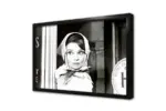 Siyah Beyaz Audrey Hepburn | Kanvas Tablo | Cam Tablo | Mdf Tablo | A31110 - Görsel 4