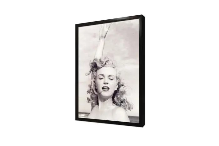 Siyah Beyaz Marilyn Monroe | Kanvas Tablo | Cam Tablo | Mdf Tablo | A31201 - Görsel 4