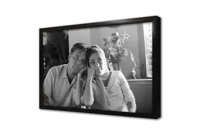 Elizabeth Taylor Ve Richard Burton | Kanvas Tablo | Cam Tablo | Mdf Tablo | A31207 - Görsel 4