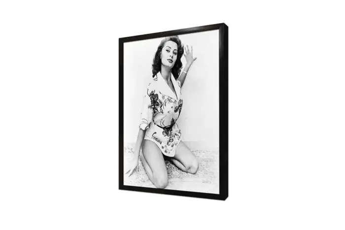 Sophia Loren | Kanvas Tablo | Cam Tablo | Mdf Tablo | A31216 - Görsel 4