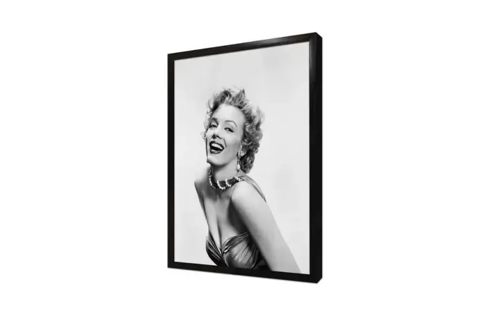 Marilyn Monroe Siyah Beyaz | Kanvas Tablo | Cam Tablo | Mdf Tablo | A31265 - Görsel 4