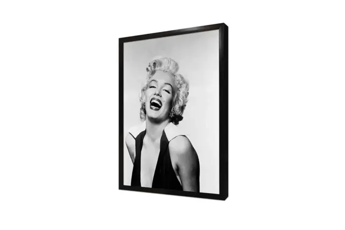 Marilyn Monroe Gülerken Çekilmiş | Kanvas Tablo | Cam Tablo | Mdf Tablo | A31281 - Görsel 4