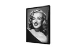 Marilyn Monroe Siyah Ruj | Kanvas Tablo | Cam Tablo | Mdf Tablo | A31297 - Görsel 4