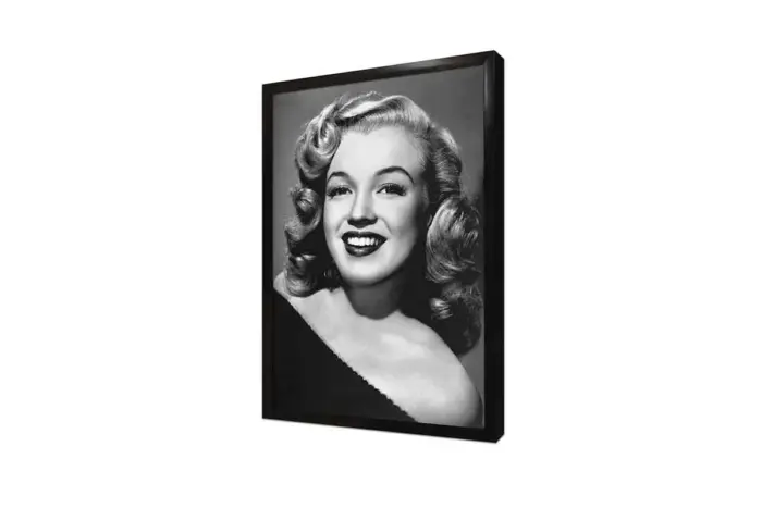 Marilyn Monroe Siyah Ruj | Kanvas Tablo | Cam Tablo | Mdf Tablo | A31297 - Görsel 4