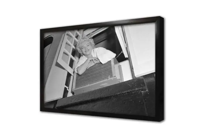 Marilyn Monroe Beyaz Bornozuyla | Kanvas Tablo | Cam Tablo | Mdf Tablo | A31298 - Görsel 4