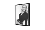 Marilyn Monroe Siyah Kıyafetiyle | Kanvas Tablo | Cam Tablo | Mdf Tablo | A31299 - Görsel 4